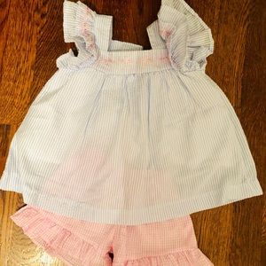 Seersucker Two Piece Outfit